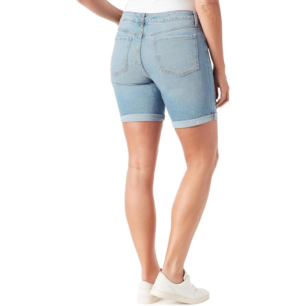 Vintage America Blues Vintage, Roll Cuff Bermuda Short, Magnolia Wash, 26 Plus - Picture 3 of 3